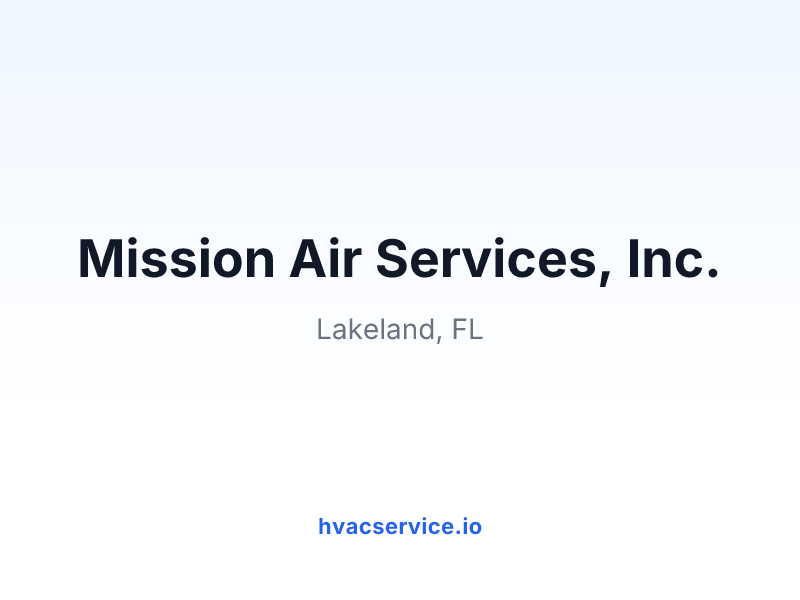 Mission Air Services, Inc.