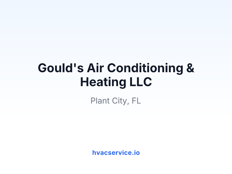 Gould's Air Conditioning & Heating LLC