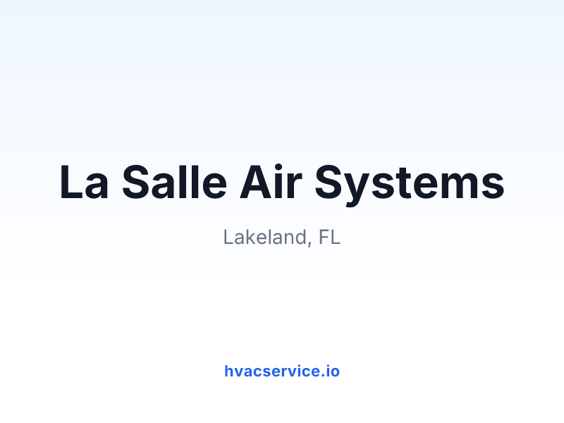 La Salle Air Systems