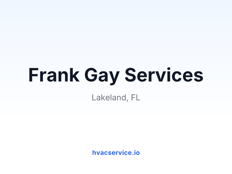 Frank Gay Services