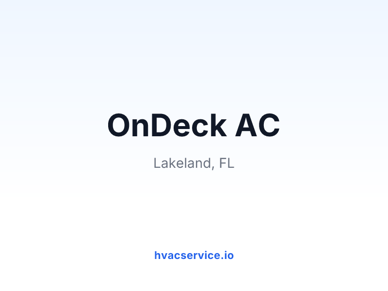 OnDeck AC