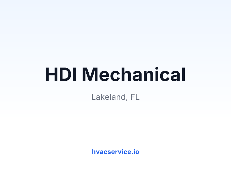 HDI Mechanical
