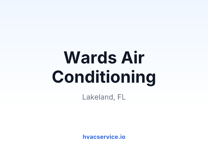 Wards Air Conditioning