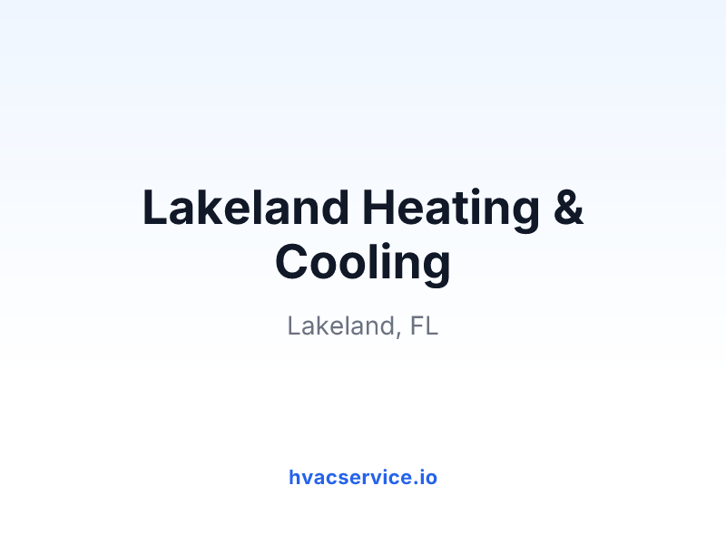 Lakeland Heating & Cooling