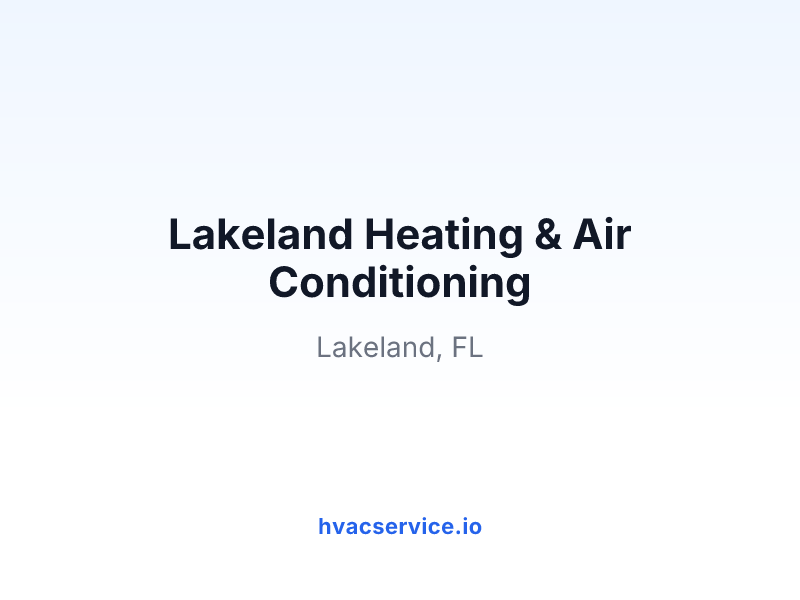 Lakeland Heating & Air Conditioning