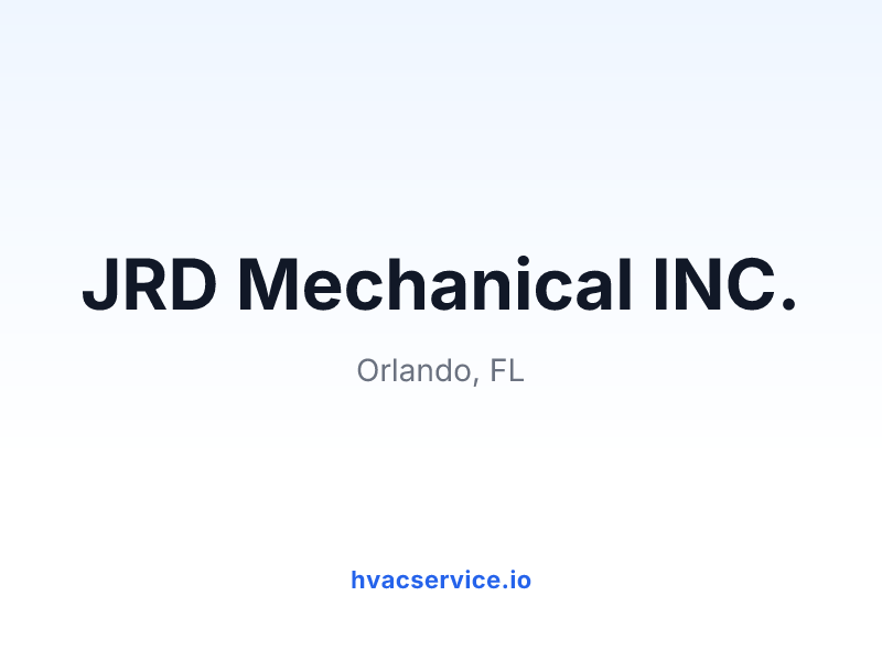 JRD Mechanical INC.