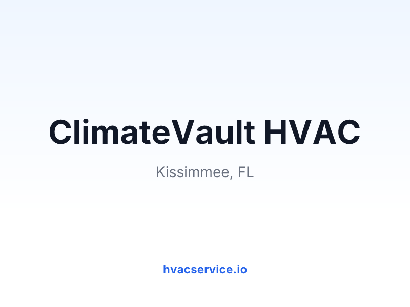 ClimateVault HVAC