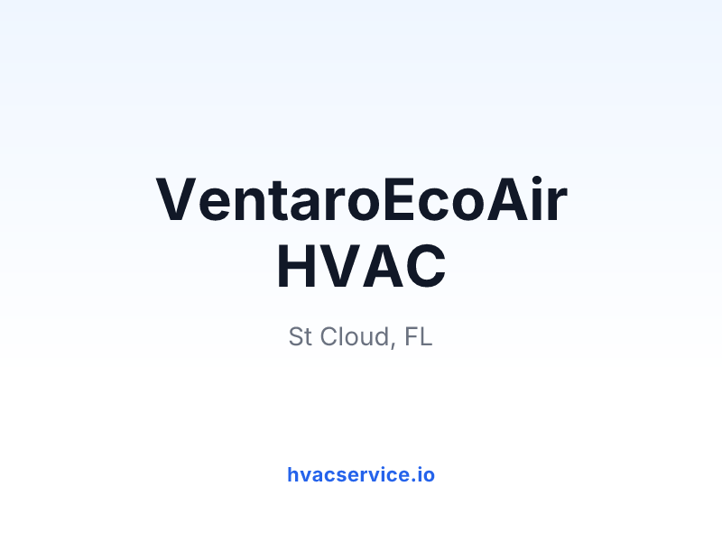 VentaroEcoAir HVAC