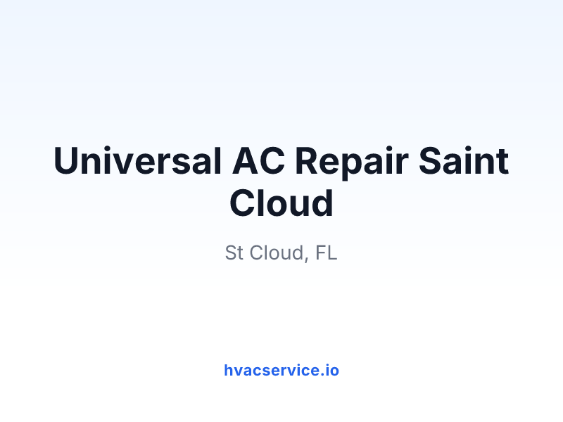 Universal AC Repair Saint Cloud