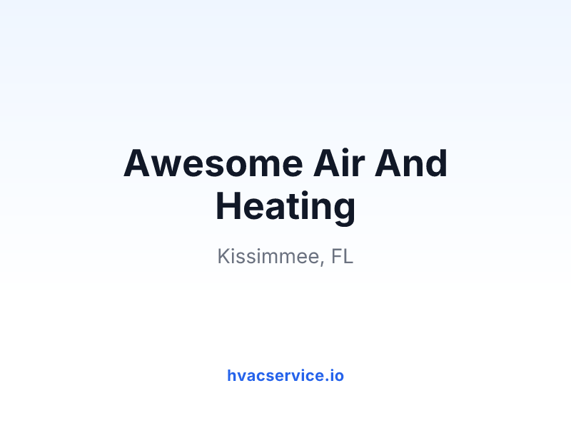 Awesome Air And Heating