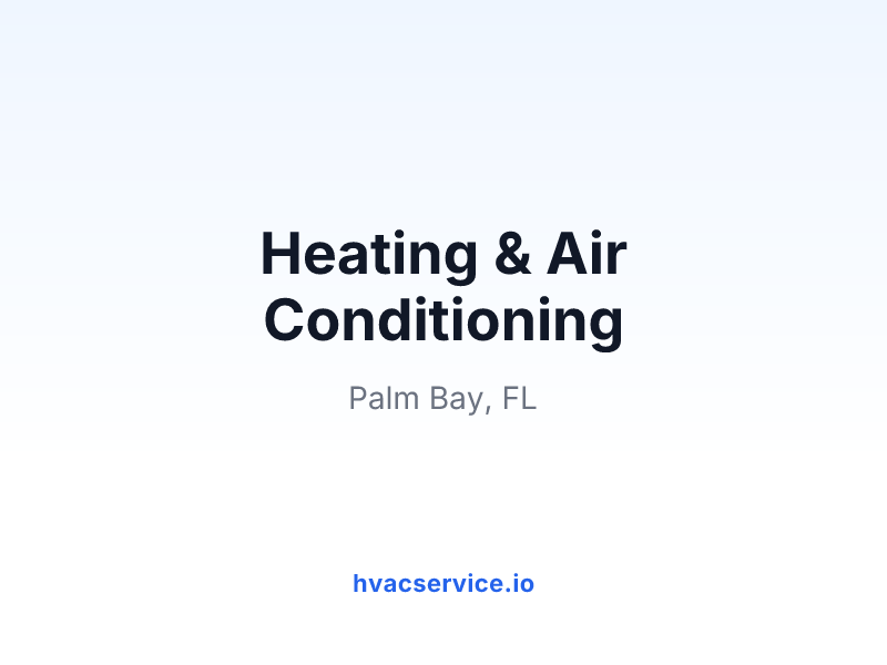 Heating & Air Conditioning