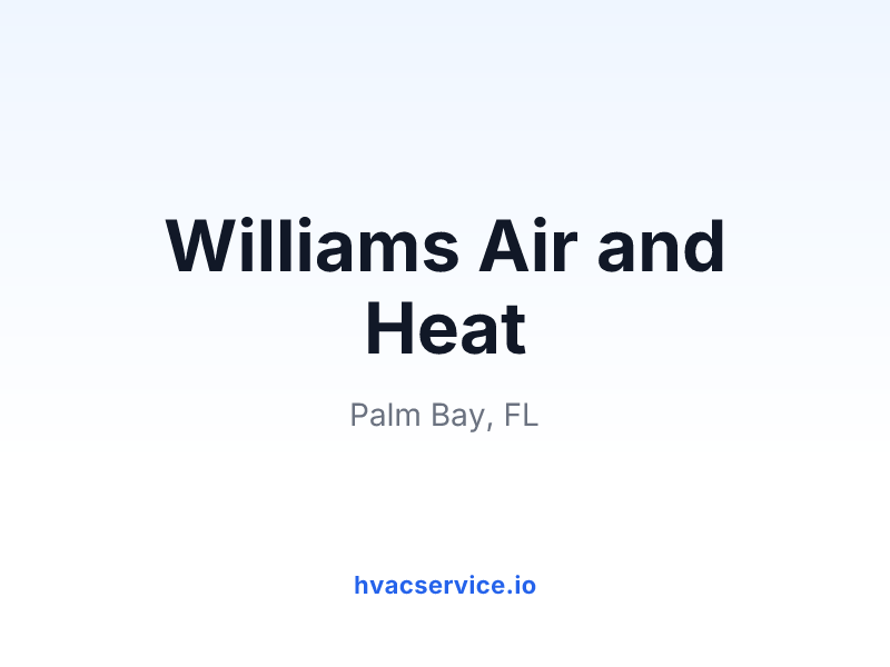 Williams Air and Heat