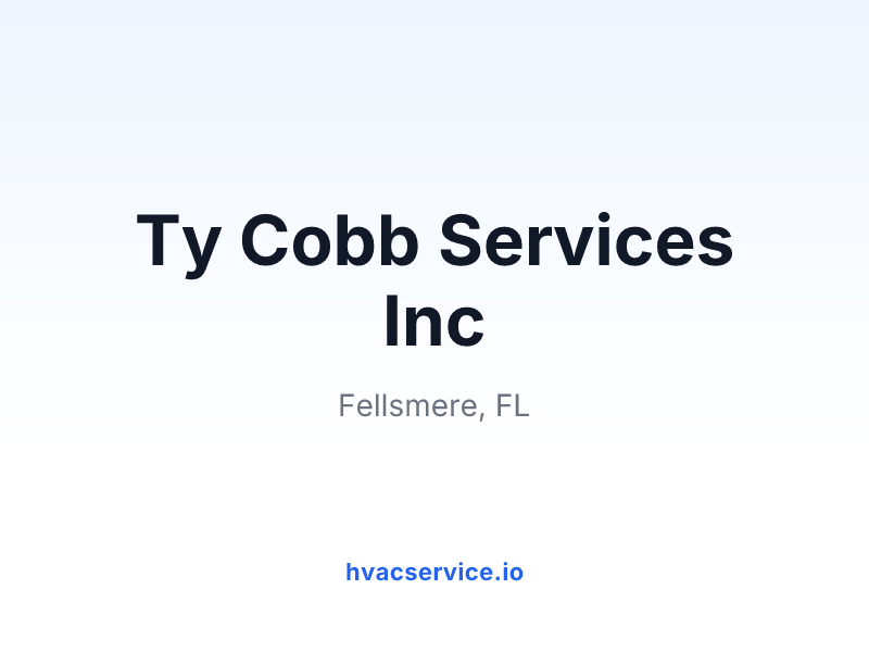 Ty Cobb Services Inc