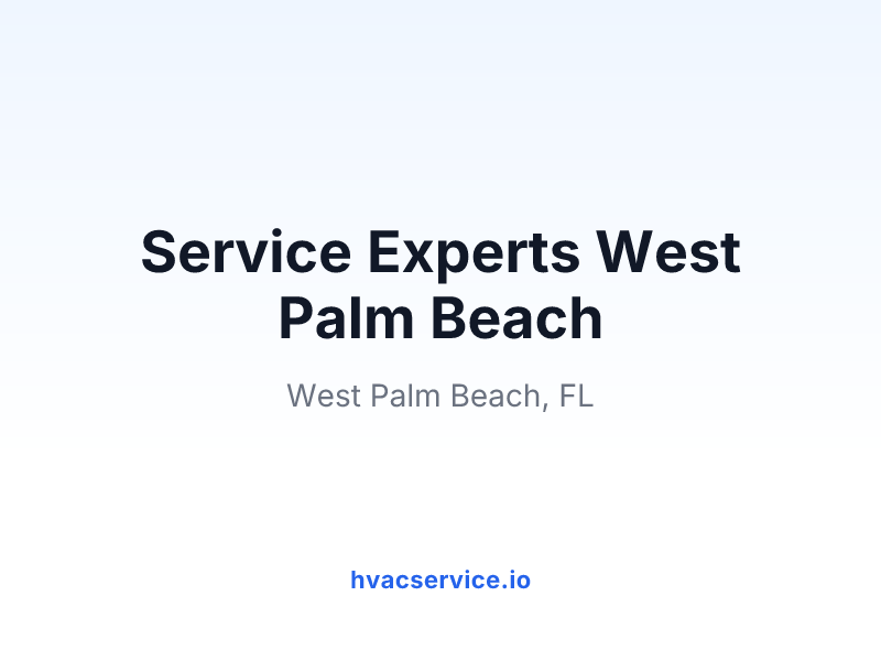 Service Experts West Palm Beach