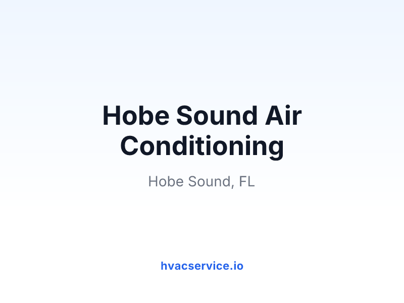 Hobe Sound Air Conditioning