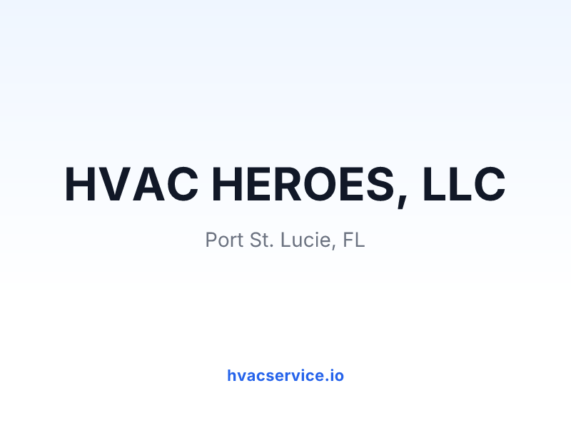 HVAC HEROES, LLC