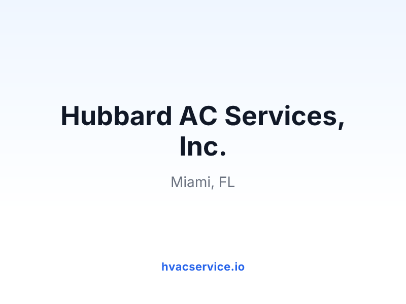 Hubbard AC Services, Inc.