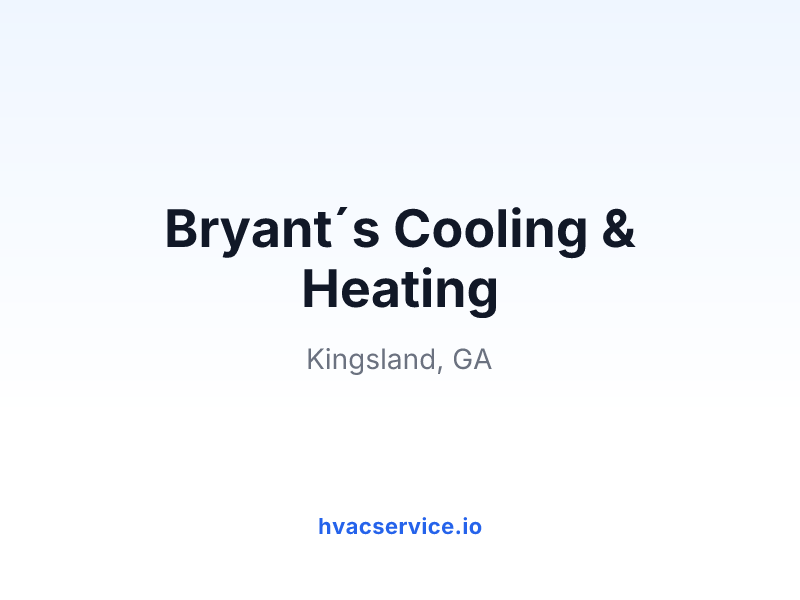 Bryant´s Cooling & Heating