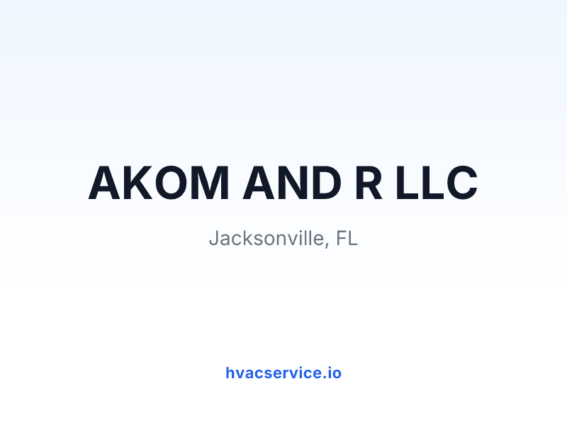 AKOM AND R LLC