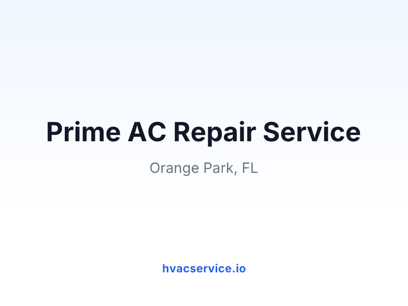 Prime AC Repair Service