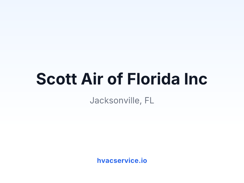 Scott Air of Florida Inc