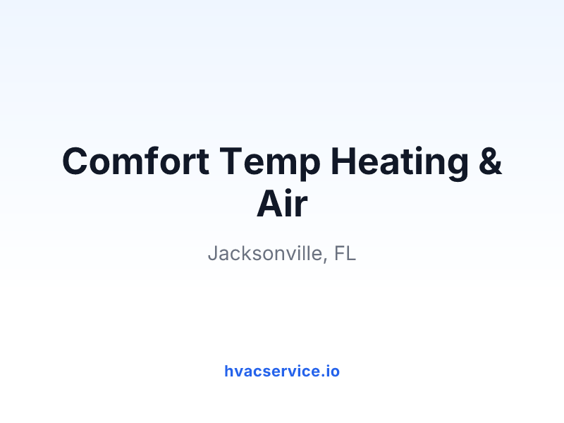 Comfort Temp Heating & Air