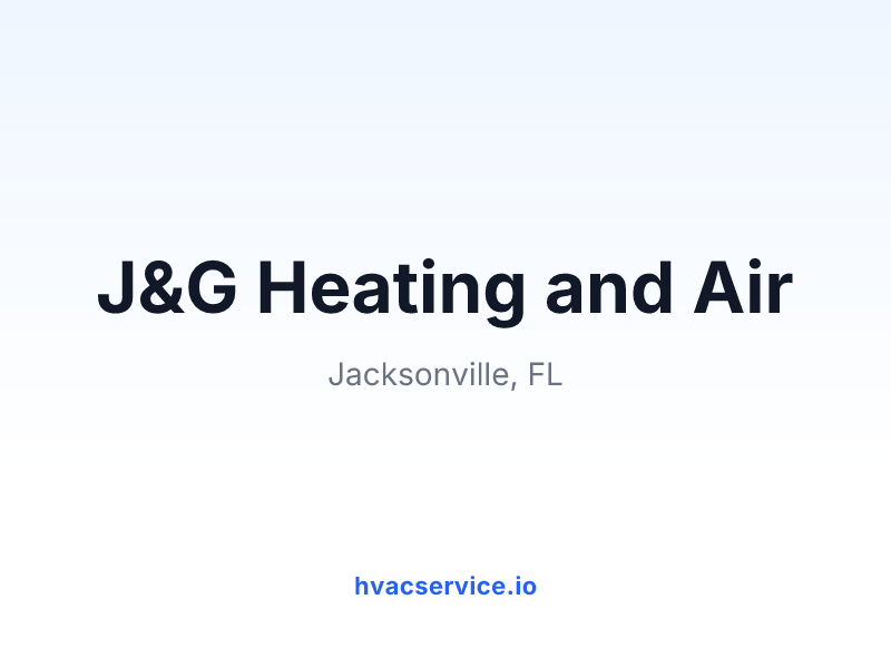 J&G Heating and Air