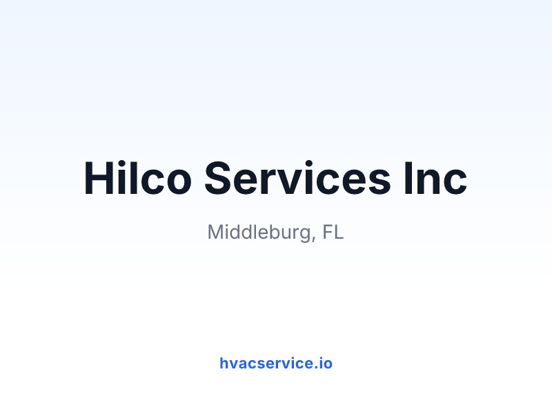 Hilco Services Inc