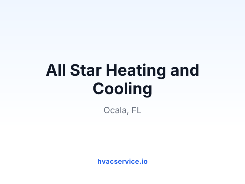 All Star Heating and Cooling