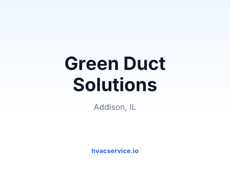 Green Duct Solutions