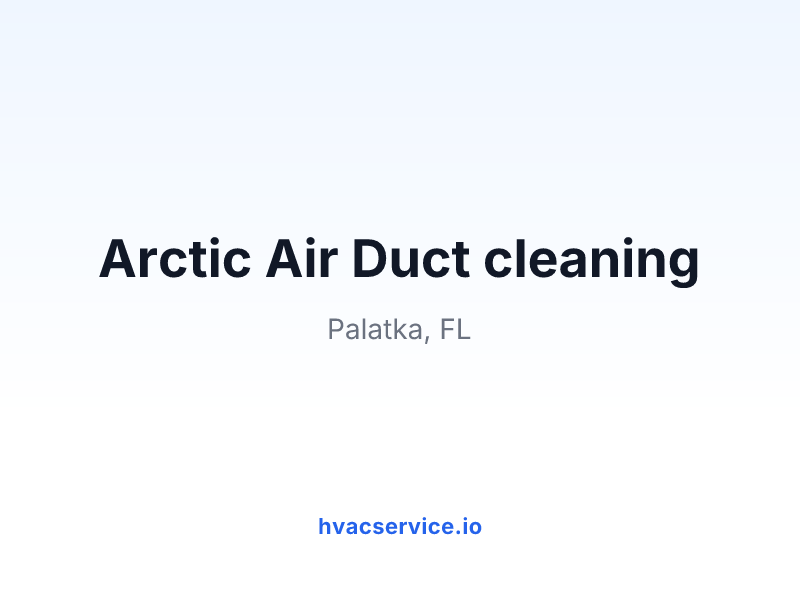 Arctic Air Duct cleaning