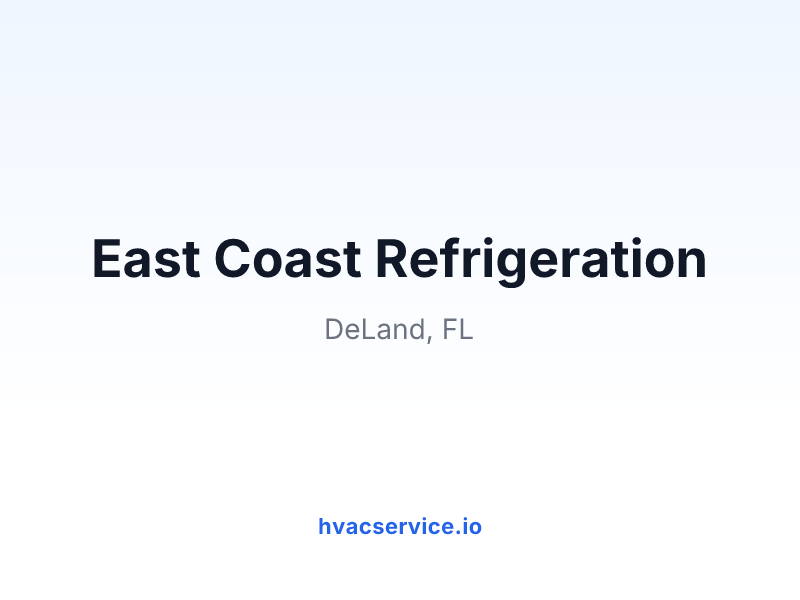 East Coast Refrigeration