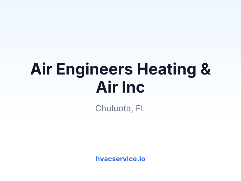 Air Engineers Heating & Air Inc