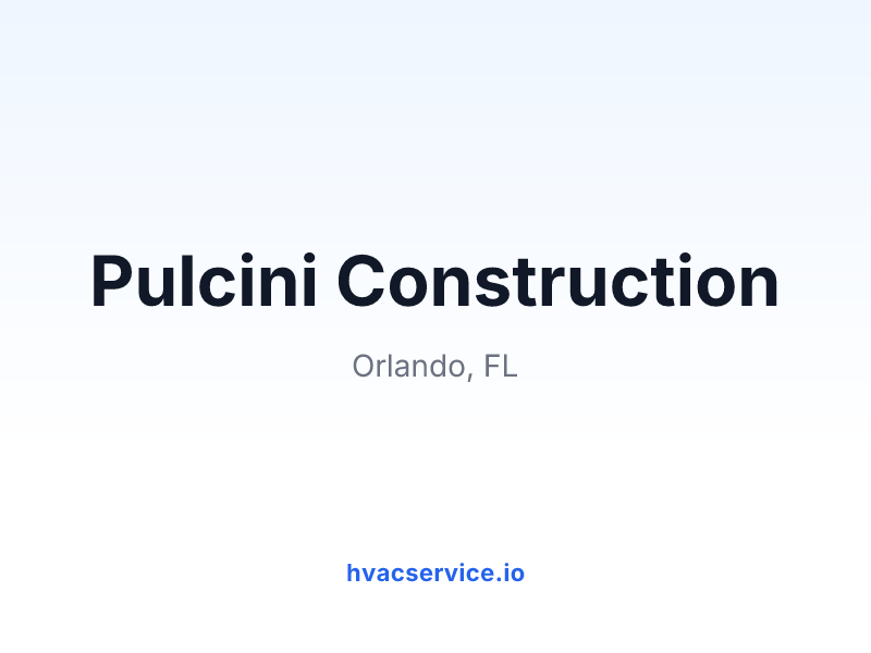 Pulcini Construction