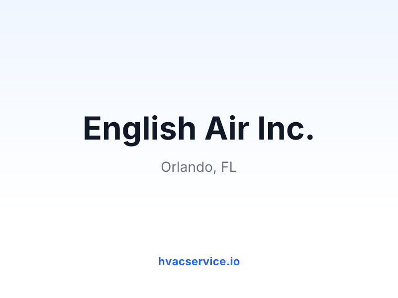 English Air Inc.