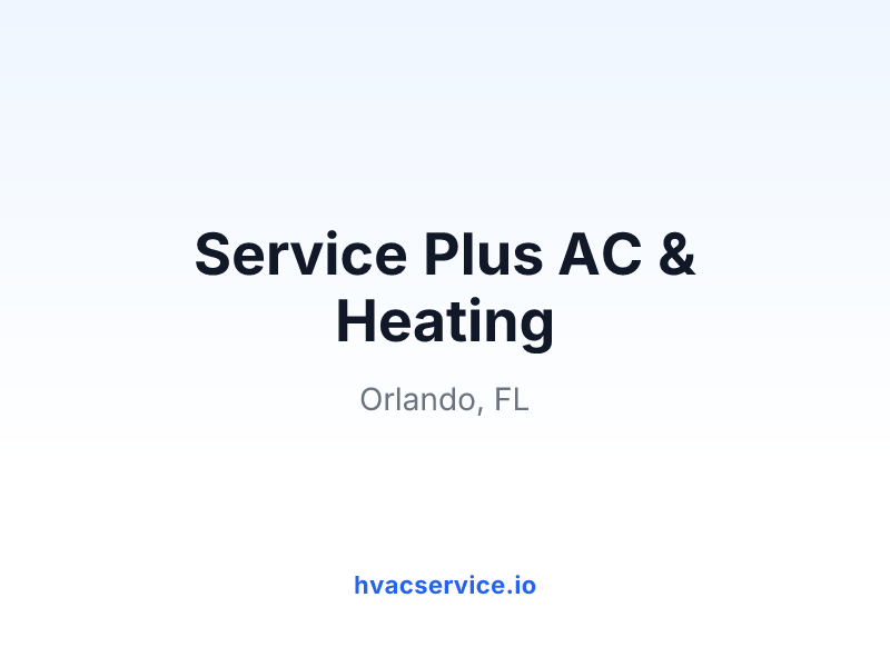 Service Plus AC & Heating