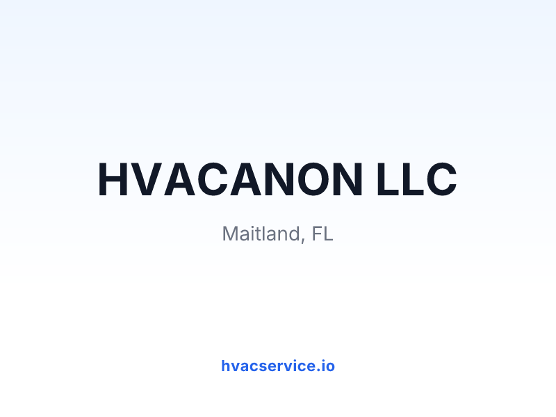 HVACANON LLC