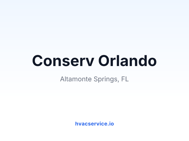 Conserv Orlando