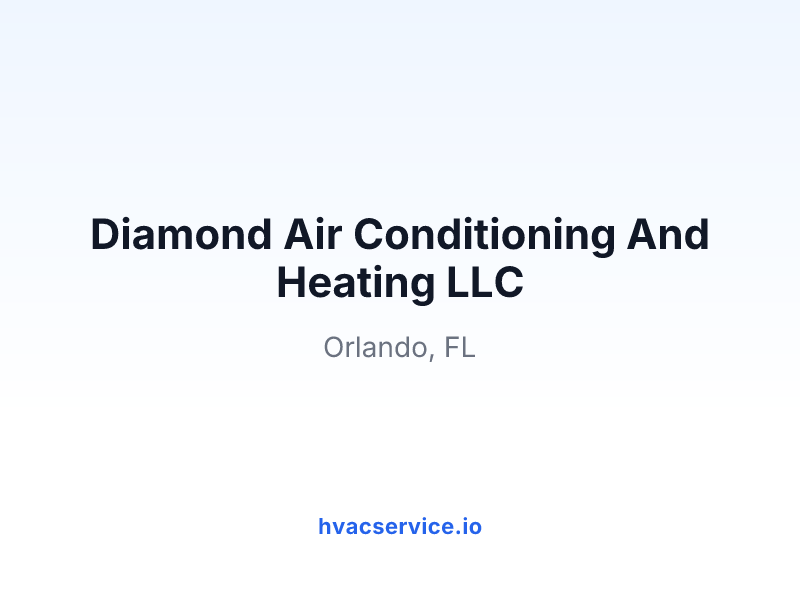 Diamond Air Conditioning And Heating LLC