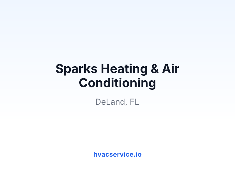 Sparks Heating & Air Conditioning