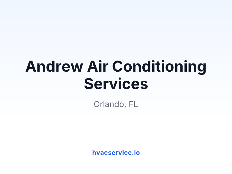 Andrew Air Conditioning Services