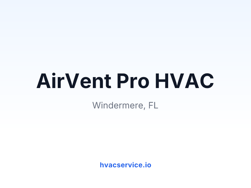 AirVent Pro HVAC