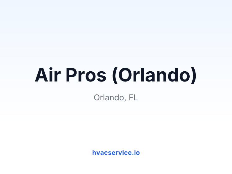 Air Pros (Orlando)