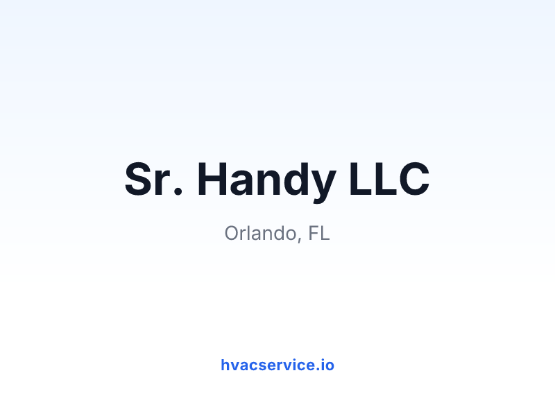 Sr. Handy LLC