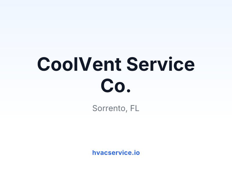 CoolVent Service Co.