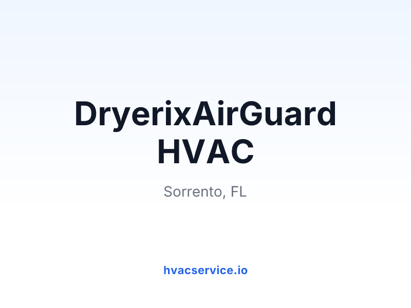 DryerixAirGuard HVAC