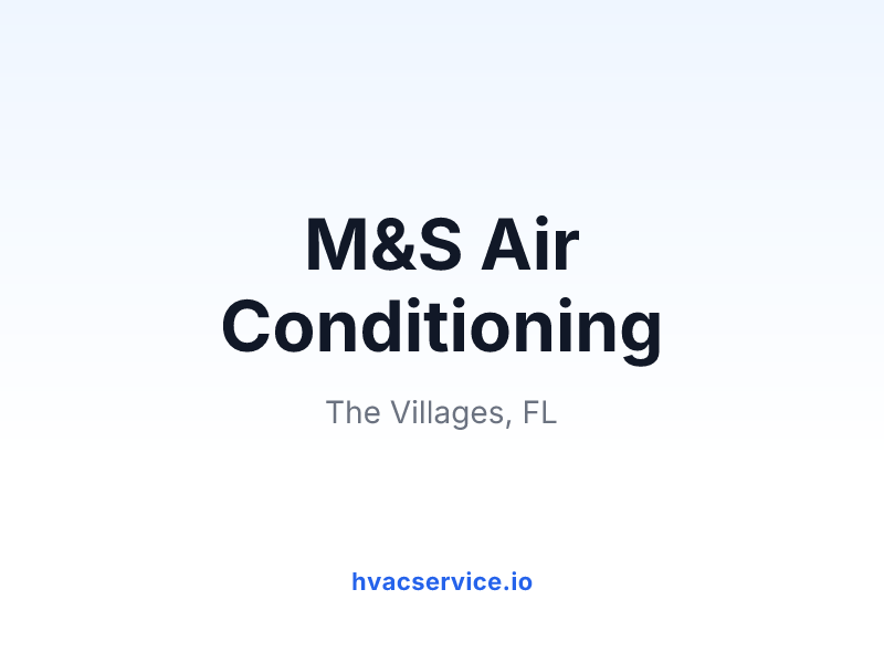 M&S Air Conditioning