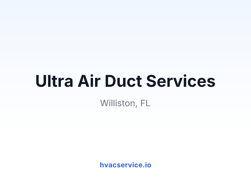 Ultra Air Duct Services