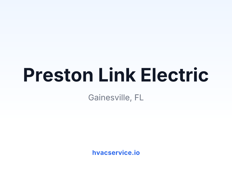 Preston Link Electric