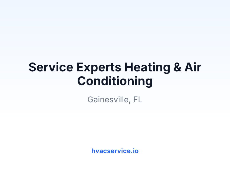 Service Experts Heating & Air Conditioning